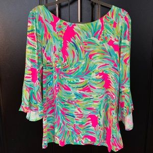 Lilly Pulitzer ‘Tropical Storm’ Blouse